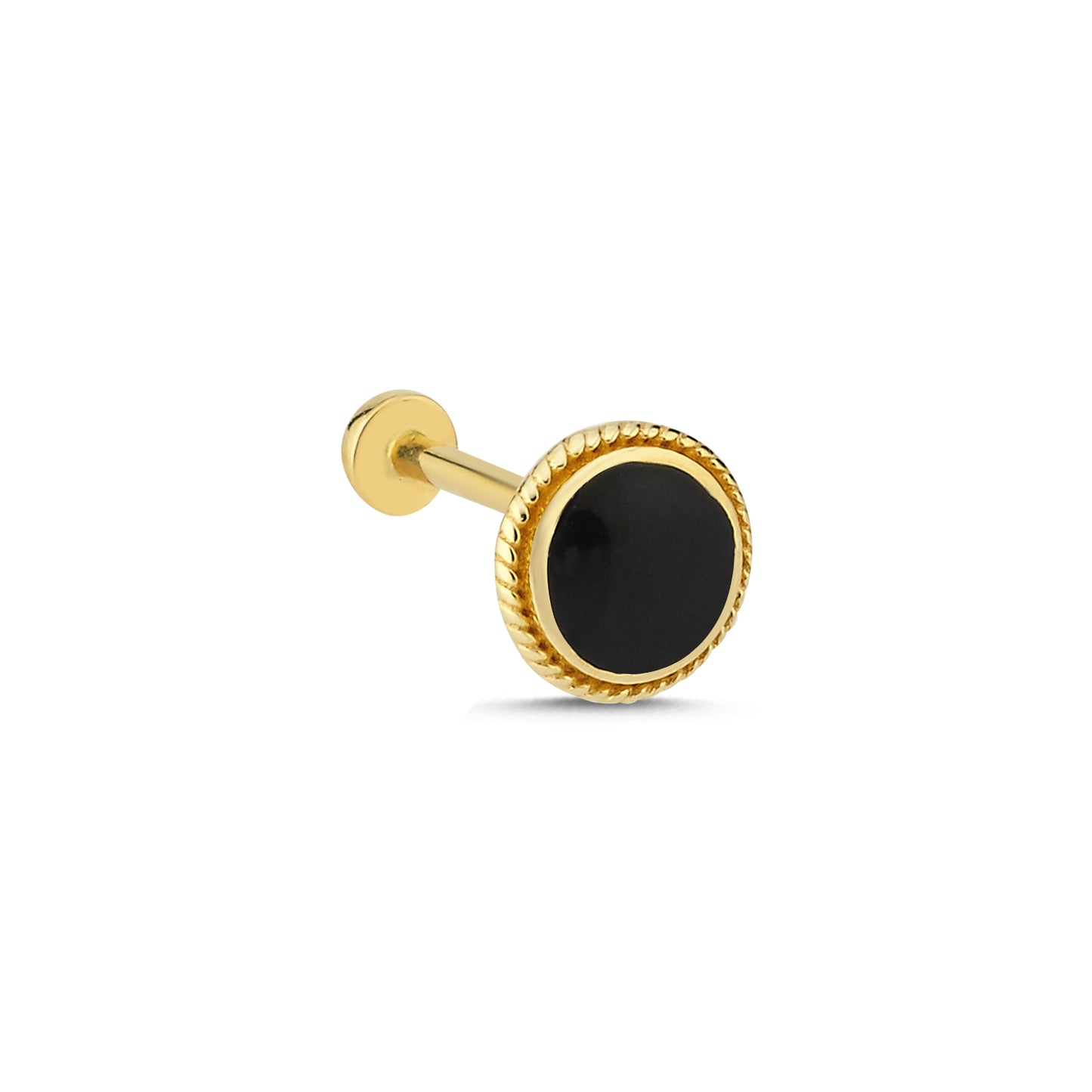 14K Altın Tragus Küpe