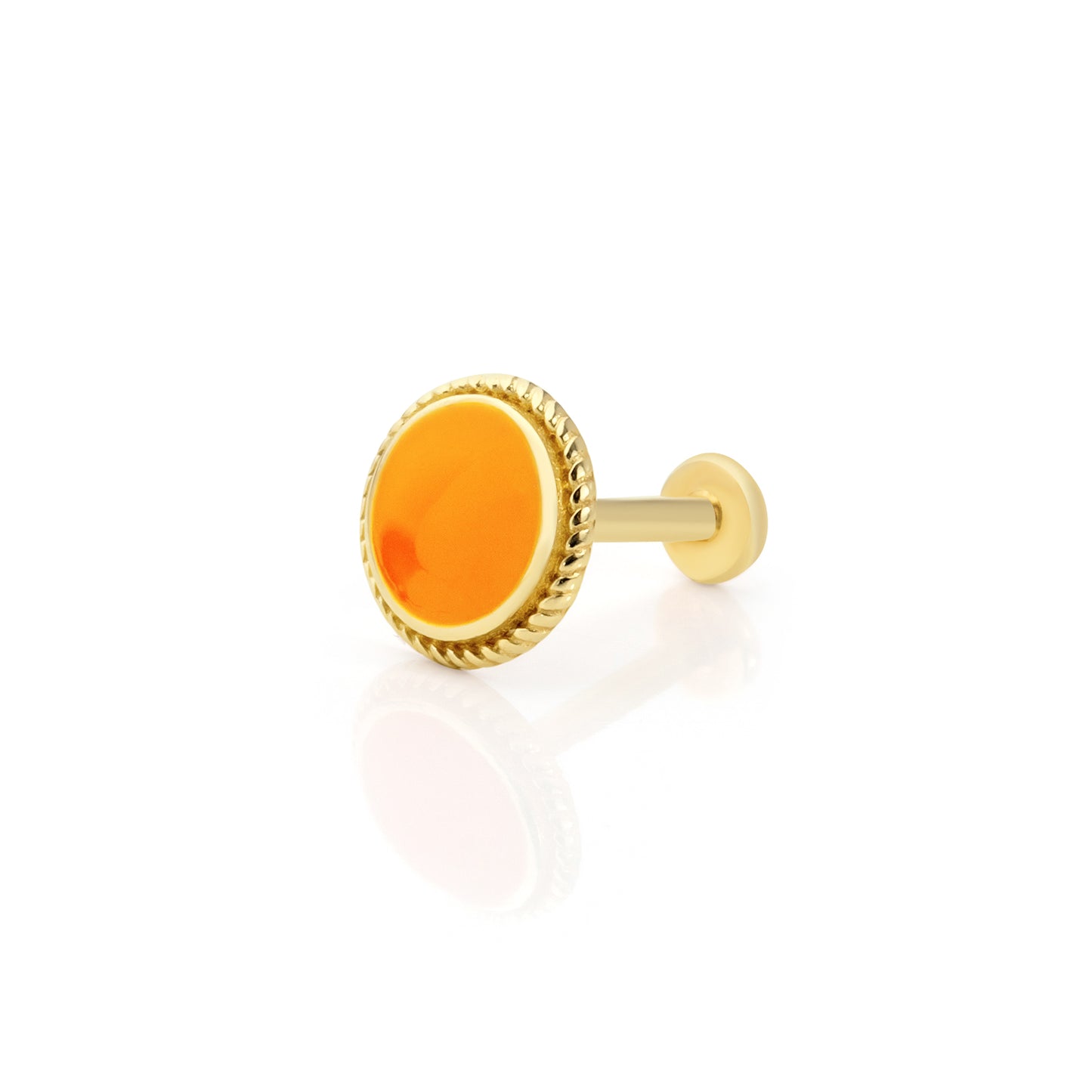 14K Altın Tragus Küpe
