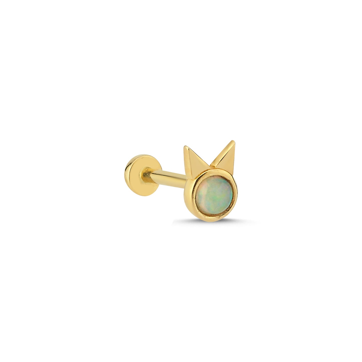 14K Altın Tragus Küpe
