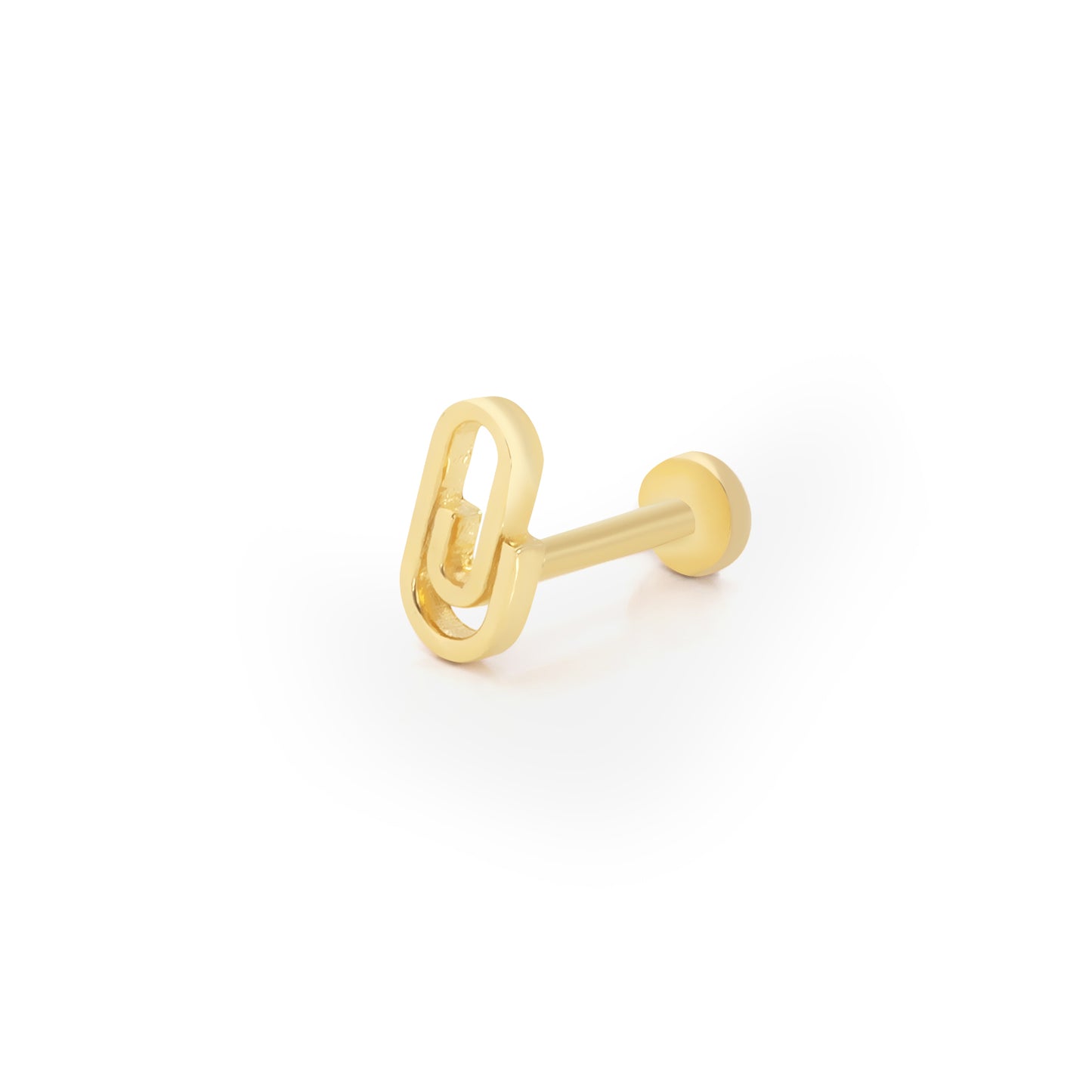 14K Altın Ataç Tragus Küpe
