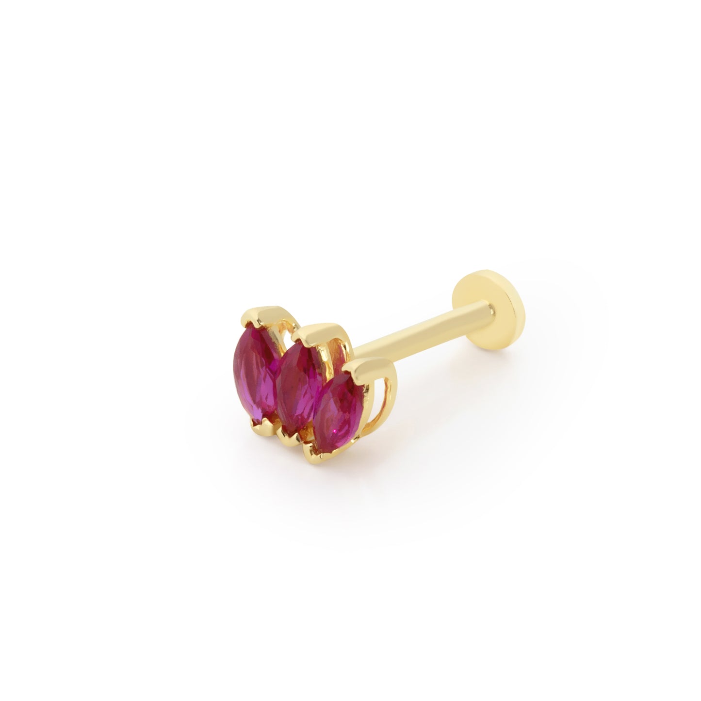 14K Altın Tragus Küpe