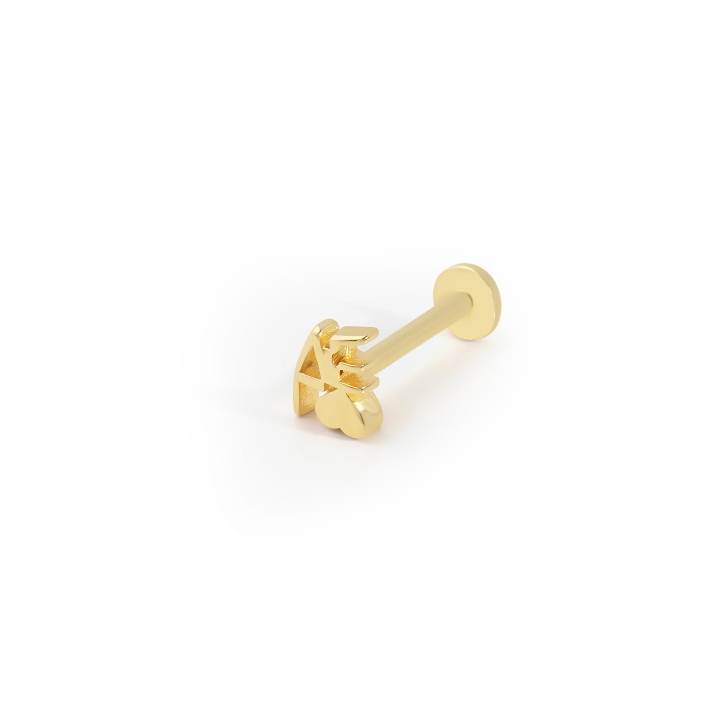 14K Altın Tragus Küpe