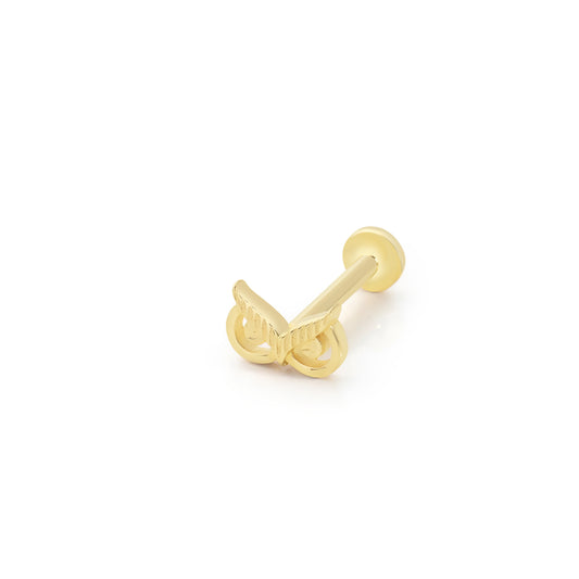 14K Altın Baykuş Tragus Küpe