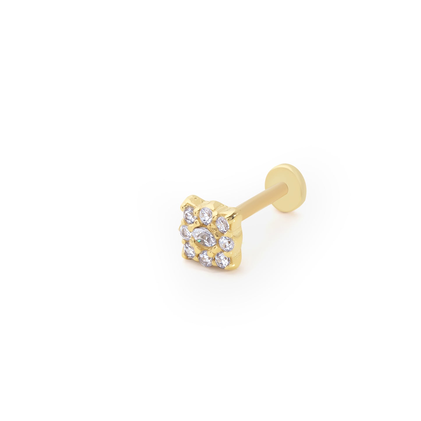 14K Altın Tragus Küpe