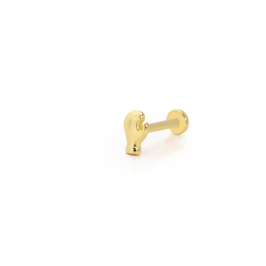 14K Altın Tragus Küpe