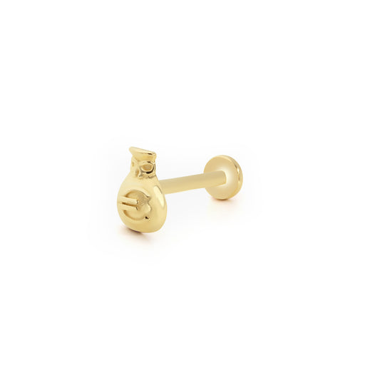 14K Altın Tragus Küpe