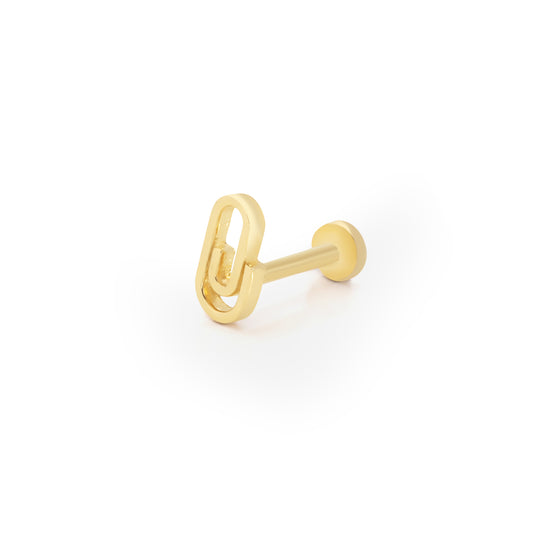 14K Altın Tragus Küpe