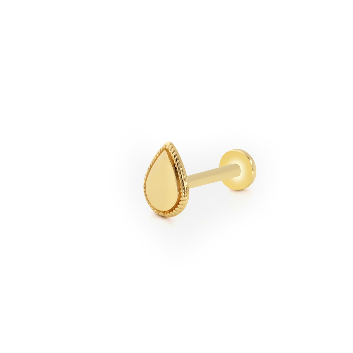 14K Altın Tragus Küpe