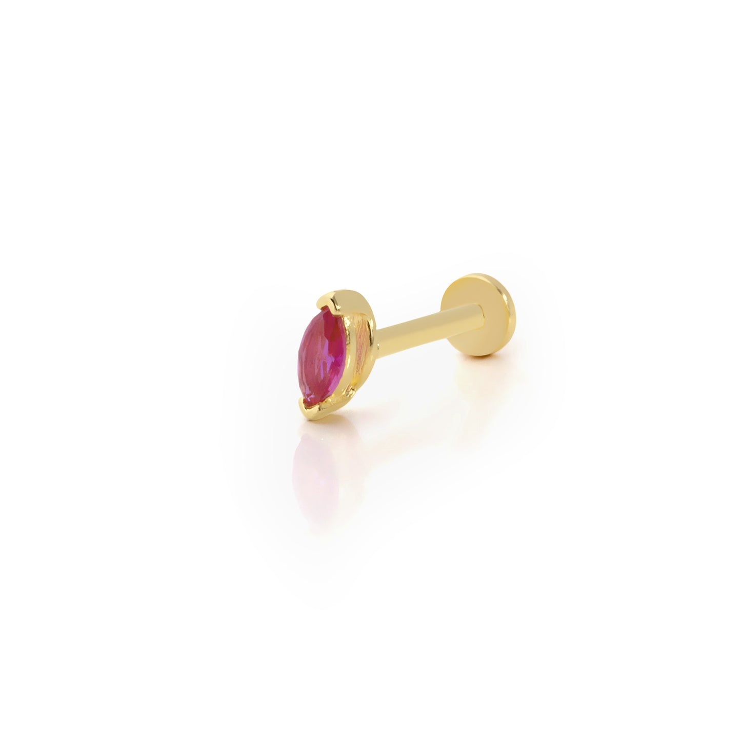 14K Altın Tragus Küpe