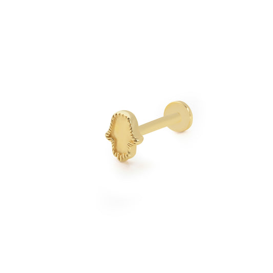 14K Altın Tragus Küpe