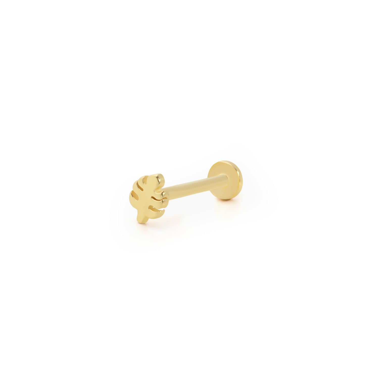 14K Altın Tragus Küpe