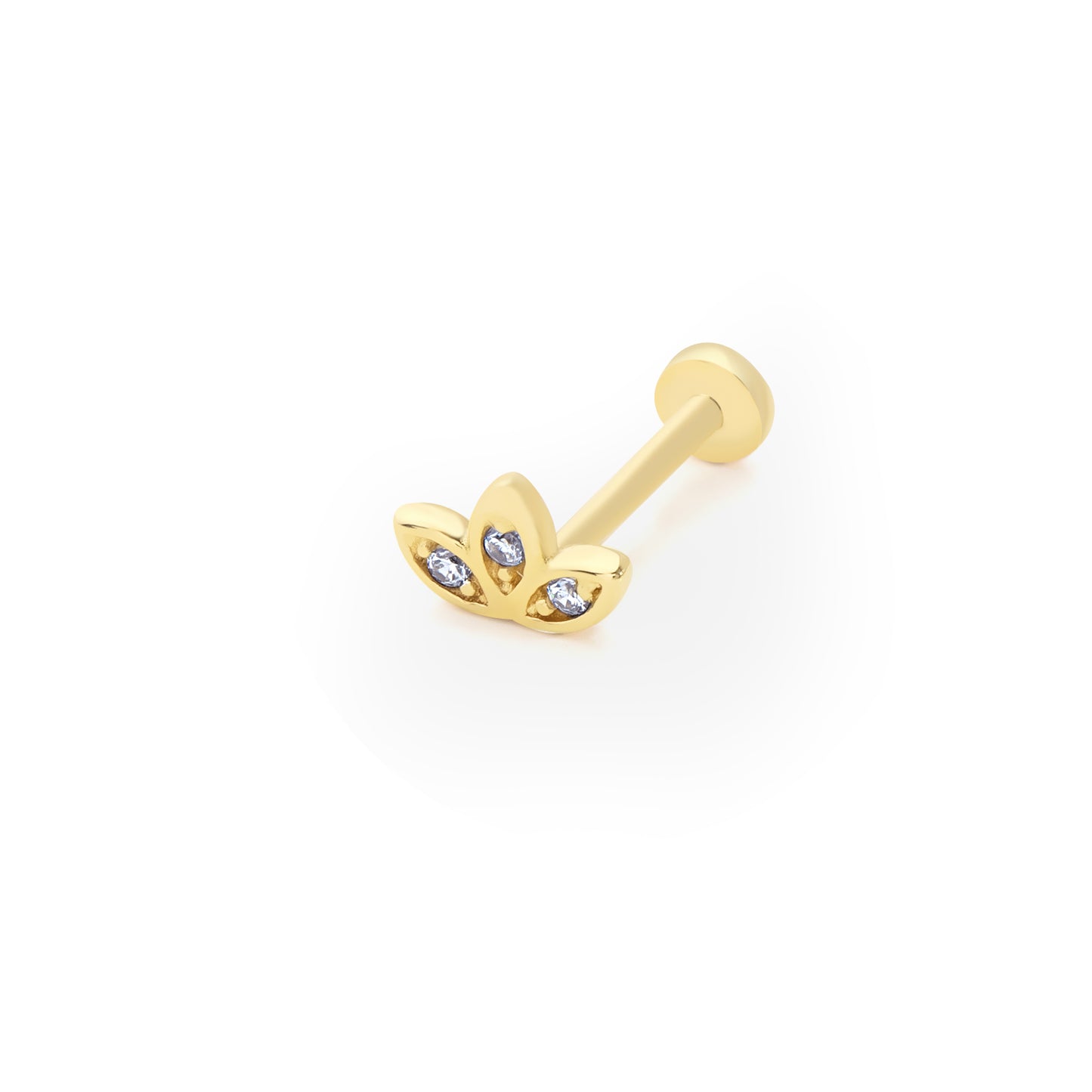 14K Altın Tragus Küpe