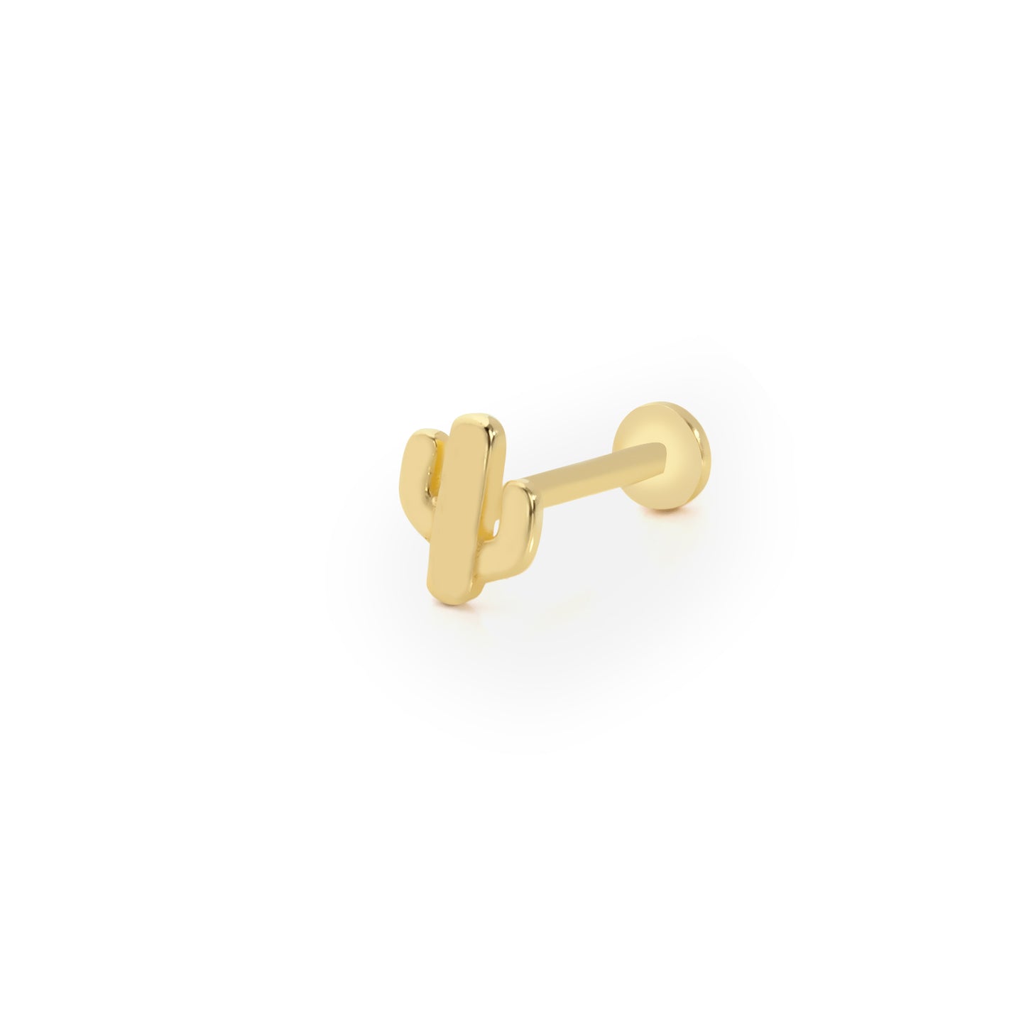 14K Altın Tragus Küpe