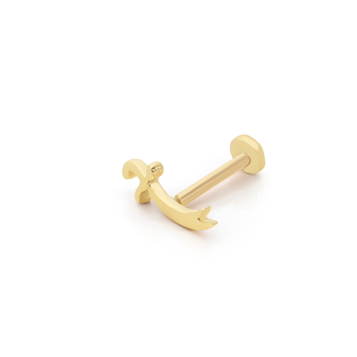 14K Altın Tragus Küpe